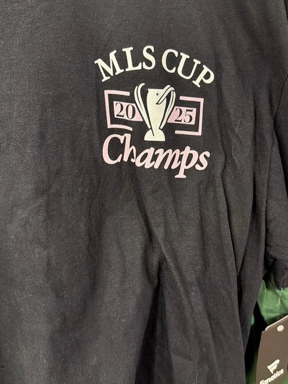 Fanatics Inter Miami CF Lionel Messi #10 MLS Cup Champs 2025 T-Shirt Tee XL
